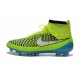 Nike Scarpa Calcio Magista Obra FG ACC Uomo Volt Bianco Blu