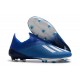 Scarpe da calcio adidas X 19+ FG per terreni duri Blu Bianco