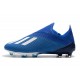 Scarpe da calcio adidas X 19+ FG per terreni duri Blu Bianco