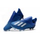 Scarpe da calcio adidas X 19+ FG per terreni duri Blu Bianco