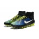 Nuovo 2015 Nike Magista Obra FG ACC Scarpe Calcio Nero Blu Bianco