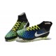 Nuovo 2015 Nike Magista Obra FG ACC Scarpe Calcio Nero Blu Bianco