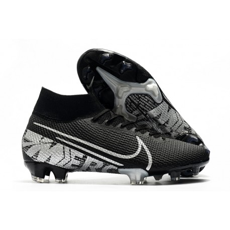 Nike Mercurial Superfly 7 Elite FG Scarpe - Nero Grigio Cool