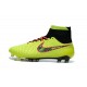 Nuovo 2015 Nike Magista Obra FG ACC Scarpe Calcio Verde Nero Arancio