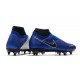 Scarpe Nike Phantom Vision Elite DF AC SG-Pro Bianco Nero Blu Racer