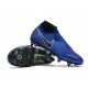 Scarpe Nike Phantom Vision Elite DF AC SG-Pro Bianco Nero Blu Racer