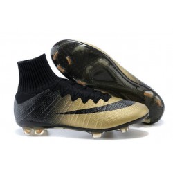 Scarpe da Calcio Nike Mercurial Superfly FG ACC CR7 Cristiano Ronaldo Oro Nero