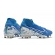 Scarpe Nike Mercurial Superfly VII Elite AG-Pro New Lights Blu Bianco