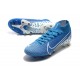 Scarpe Nike Mercurial Superfly VII Elite AG-Pro New Lights Blu Bianco