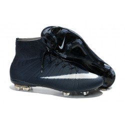 Scarpe da Calcio Nike Mercurial Superfly FG ACC Uomo Ciano Bianco