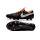 Nike Tiempo Legend VIII Elite FG Scarpa - Nero Bianco Arancione