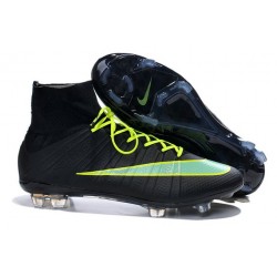 Scarpe da Calcio Nike Mercurial Superfly FG ACC Uomo Nero Verde