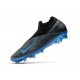 Scarpe Nike Phantom VSN 2 Elite DF FG -Nero Blu Laser Antracite