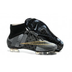 Scarpe da Calcio Nike Mercurial Superfly IV BHM Nero Bianco Oro