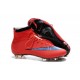 Nike Scrapa Calcio Mercurial Superfly Iv FG Tacchetti Rosso Viola