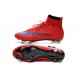 Nike Scrapa Calcio Mercurial Superfly Iv FG Tacchetti Rosso Viola