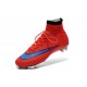 Nike Scrapa Calcio Mercurial Superfly Iv FG Tacchetti Rosso Viola