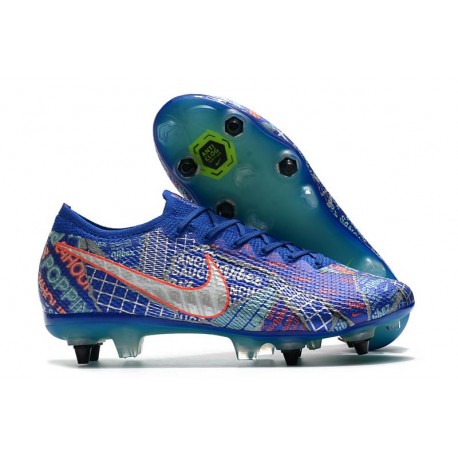 Nike Mercurial Vapor XIII Elite SG-Pro Sancho Blu Racer Bianco Verde