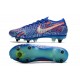 Nike Mercurial Vapor XIII Elite SG-Pro Sancho Blu Racer Bianco Verde