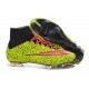 Nike Scrapa Calcio Mercurial Superfly Iv FG Tacchetti Safari Giallo Rosso