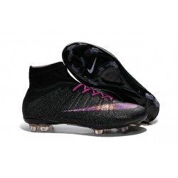 Nike Scrapa Calcio Mercurial Superfly Iv FG Tacchetti Nero Viola