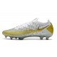 Nike Nuovo Scarpe da Calcio Phantom GT Elite FG Oro Bianco