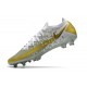 Nike Nuovo Scarpe da Calcio Phantom GT Elite FG Oro Bianco