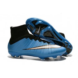 Cristiano Ronaldo Scrape Nike Mercurial Superfly 4 FG Blu Bianco Nero