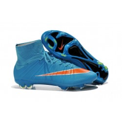 Cristiano Ronaldo Scrape Nike Mercurial Superfly 4 FG Blu Arancio