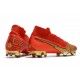 Scarpa Nike Mercurial SuperflyVII Elite FG Ronaldo CR100 Rosso Oro