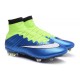 Cristiano Ronaldo Scrape Nike Mercurial Superfly 4 FG Blu Bianco Volt