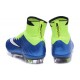 Cristiano Ronaldo Scrape Nike Mercurial Superfly 4 FG Blu Bianco Volt