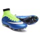 Cristiano Ronaldo Scrape Nike Mercurial Superfly 4 FG Blu Bianco Volt