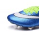 Cristiano Ronaldo Scrape Nike Mercurial Superfly 4 FG Blu Bianco Volt