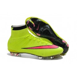 Cristiano Ronaldo Scrape Nike Mercurial Superfly 4 FG Giallo Rosa