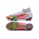 Nike Mercurial Superfly VIII Elite FG Dragonfly - Vit Silver Mörklila