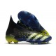 adidas Scarpa Predator Freak+ FG Blu Nero Core Bianco Giallo Solare