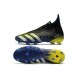 adidas Scarpa Predator Freak+ FG Blu Nero Core Bianco Giallo Solare