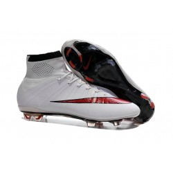 Cristiano Ronaldo Scrape Nike Mercurial Superfly 4 FG Bianco Rosa