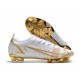 Nike Scarpe Mercurial Vapor 14 Elite FG Bianco Oro