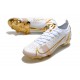 Nike Scarpe Mercurial Vapor 14 Elite FG Bianco Oro