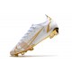 Nike Scarpe Mercurial Vapor 14 Elite FG Bianco Oro