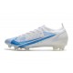 Nike Scarpe Mercurial Vapor 14 Elite FG Bianco Blu