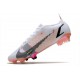 Nike Scarpe Mercurial Vapor 14 Elite FG Bianco Nero Rosso