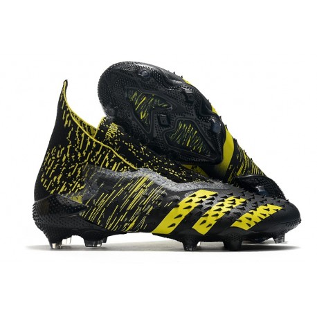 adidas Scarpa Predator Freak+ FG Nero Giallo