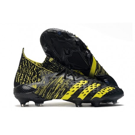 adida Predator Freak.1 FG Scarpe Nero Giallo