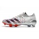 adida Predator Freak.1 Low FG Argento Metallico Nero Core Scarlatto