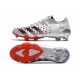 adida Predator Freak.1 Low FG Argento Metallico Nero Core Scarlatto