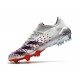 adida Predator Freak.1 Low FG Argento Metallico Nero Core Scarlatto