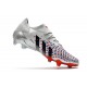 adida Predator Freak.1 Low FG Argento Metallico Nero Core Scarlatto